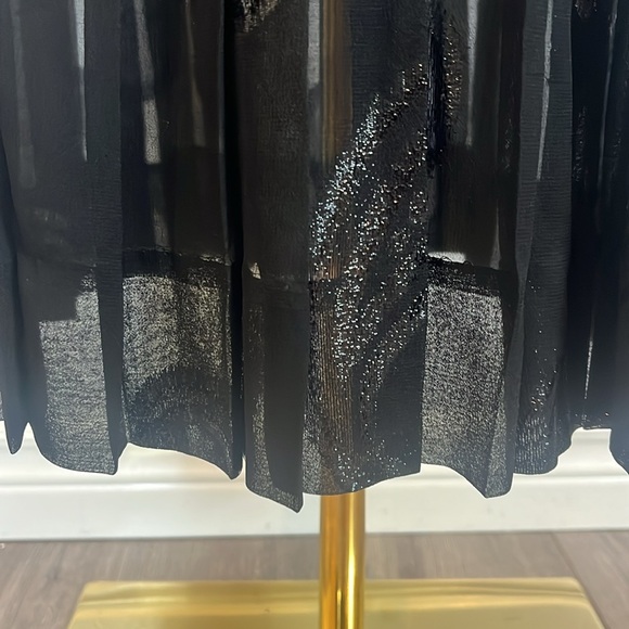 Albert Nipon Boutique Vintage Sheer Black Dress - Picture 7 of 17